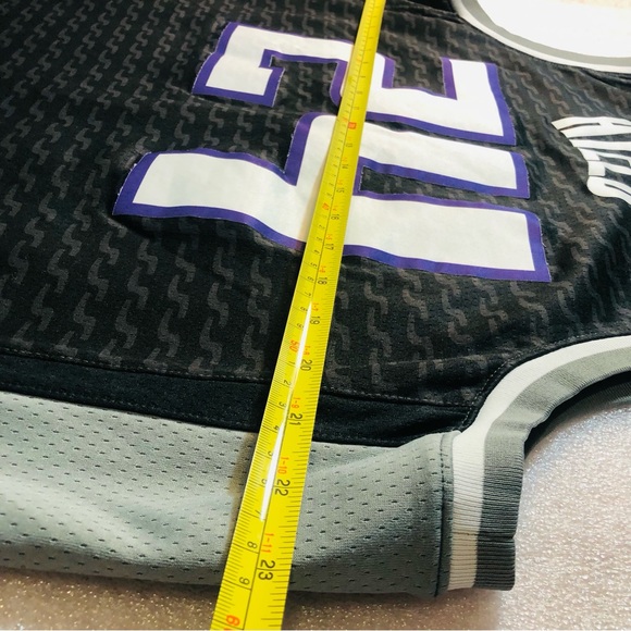 BUDDY HIELD #24 Sacramento Kings Black Swingman Nike NBA Basketball Jersey - Picture 8 of 9